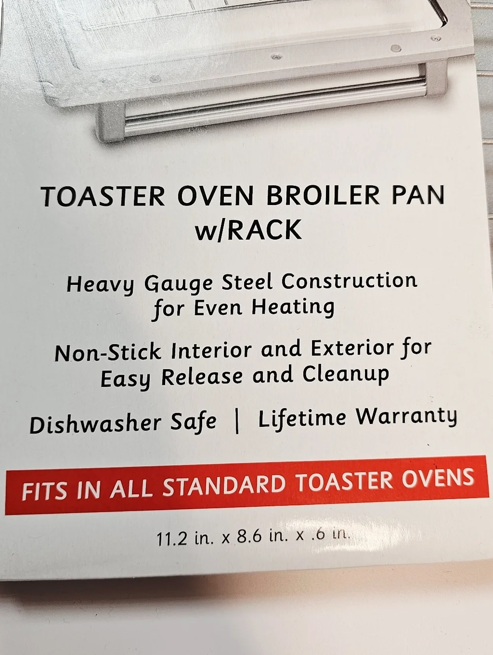 NEW Cuisinart Toaster Oven Broiler Pan with Rack - set of 2